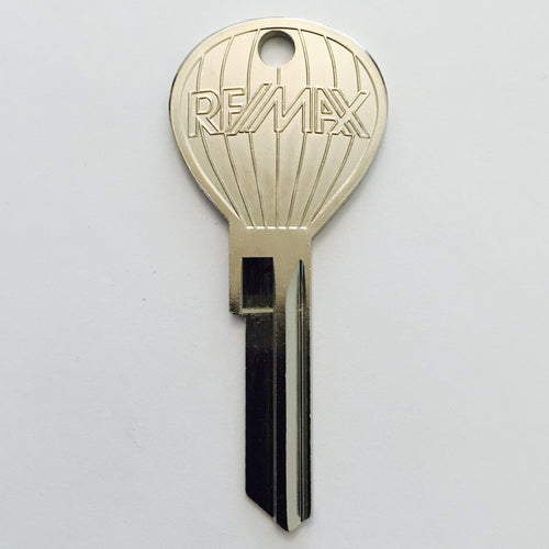 10 pcs. OLD RE/MAX LOGO - Hot Air Balloon Shaped Keys - Nickel Plate Finish