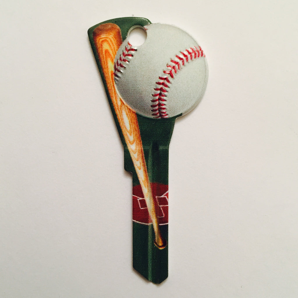 Baseball and Bat Shaped Sporty Wonder Key