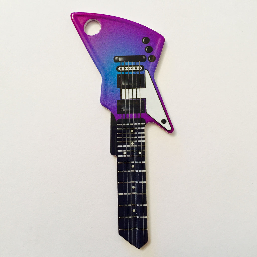 NEW - Purple Rain EXP Guitar Shaped Rock Star Key