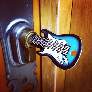 Full Set (9) Guitar Shaped Rockin' Keys