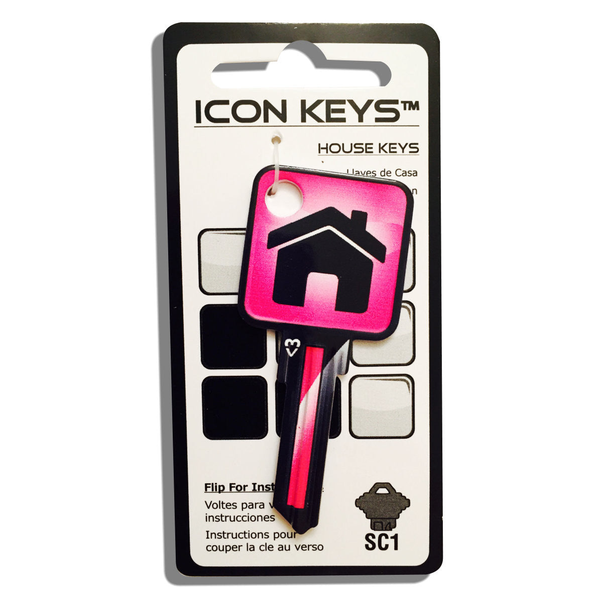 Pink House Over Sized ICON Shaped Wonder Key