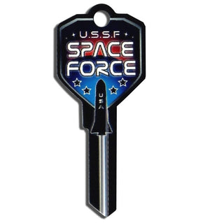 2 SPACE FORCE Shield Shaped Space Keys! NEW!!!
