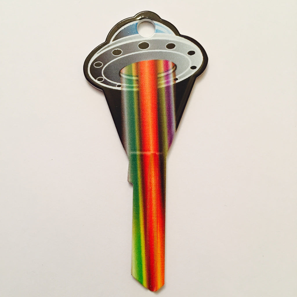 2 Pcs. UFO Flying Saucer Shaped Space Keys