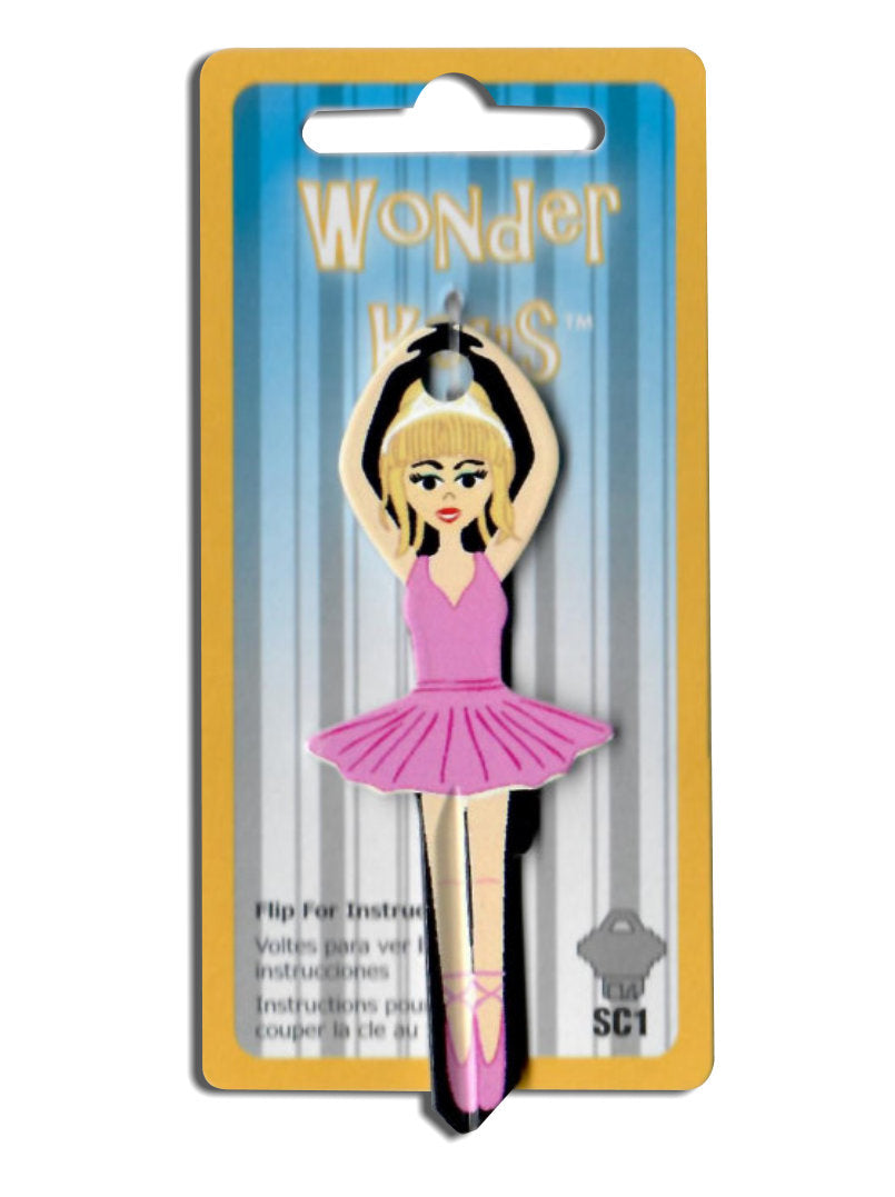 Pink Dress Ballerina Shaped Wonder Key!