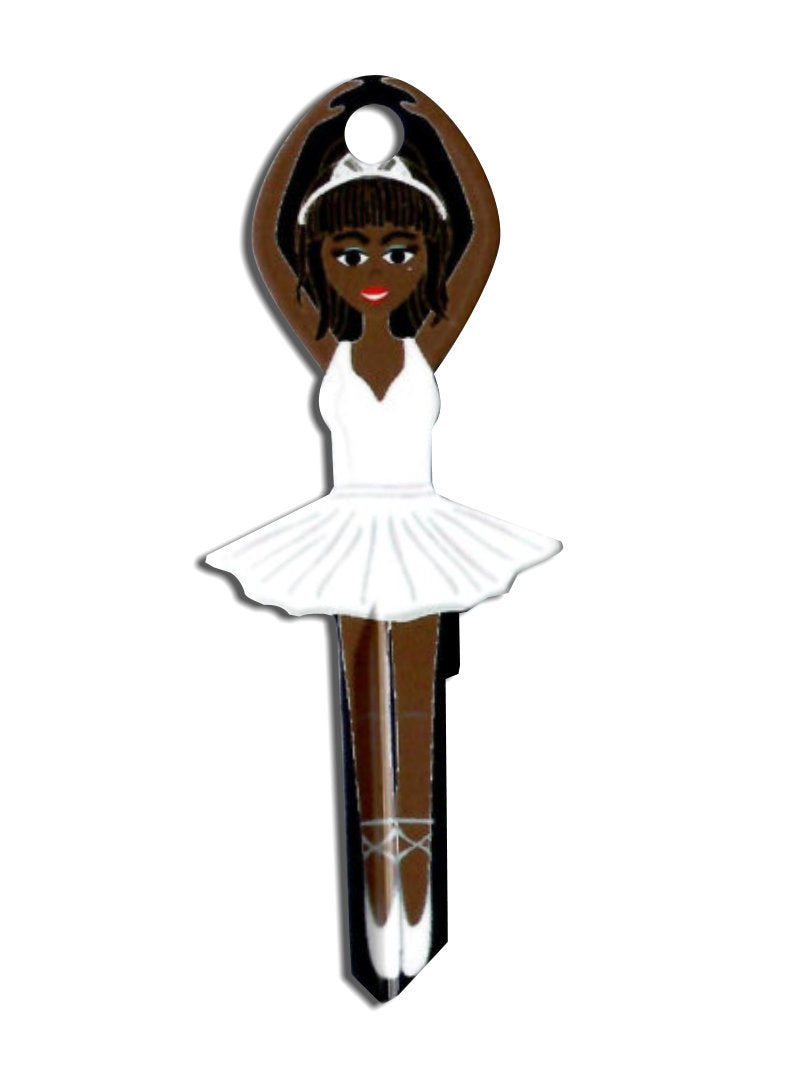 White Dress Ballerina Shaped Wonder Key!