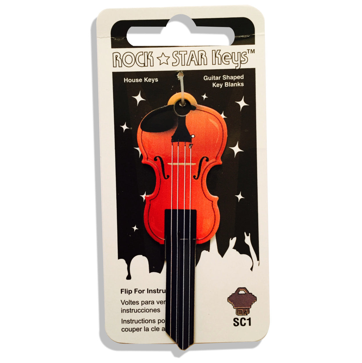 Violin Shaped Rockin' Key