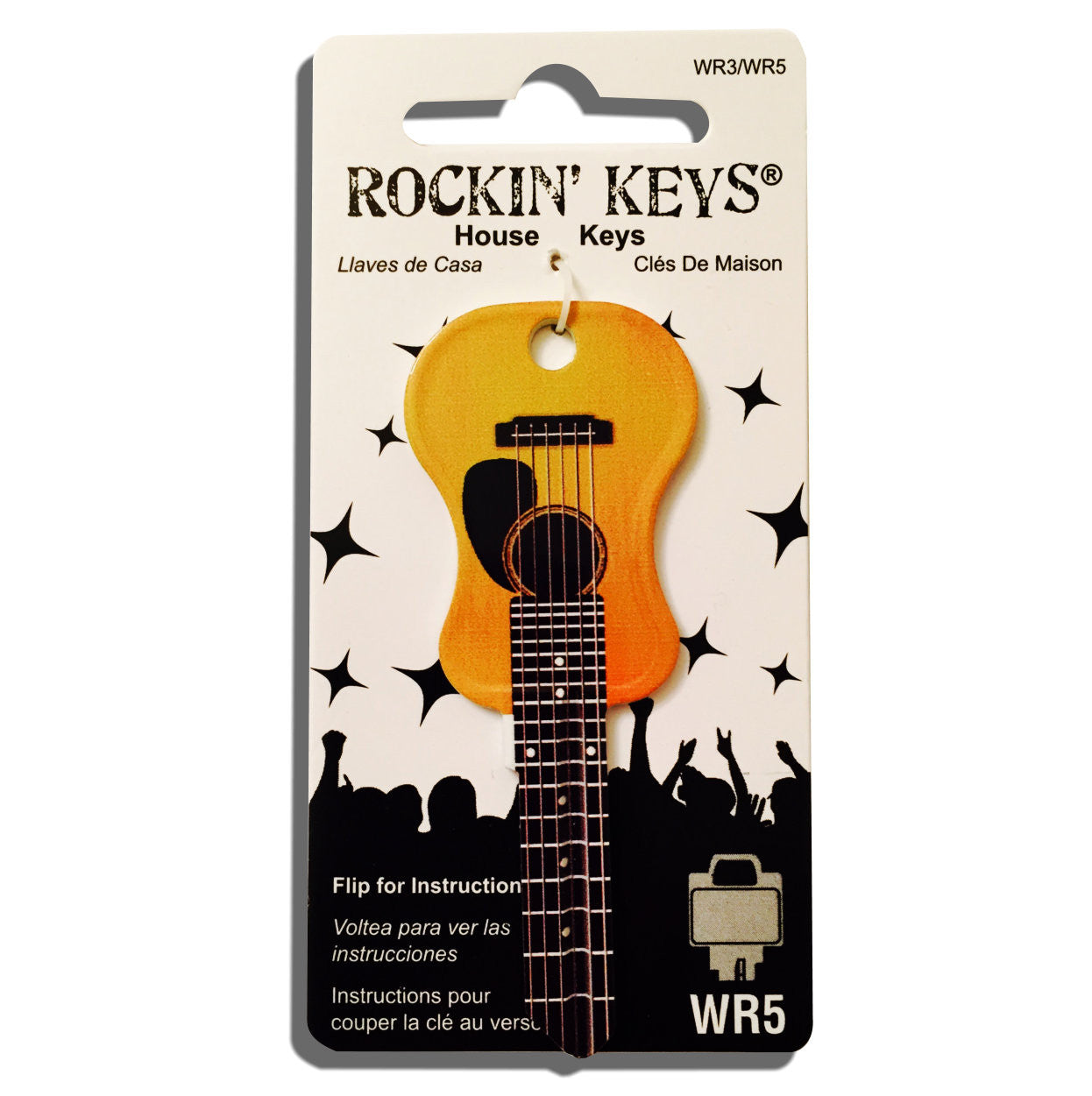 Acoustic Guitar Shaped Rockin' Key