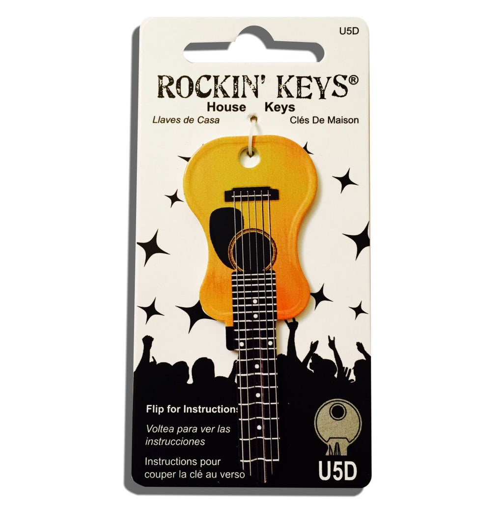 Acoustic Guitar Shaped Rockin' Key
