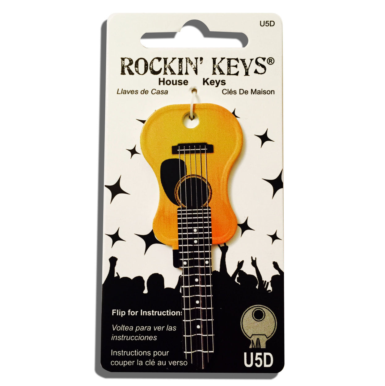 Acoustic Guitar Shaped Rockin' Key
