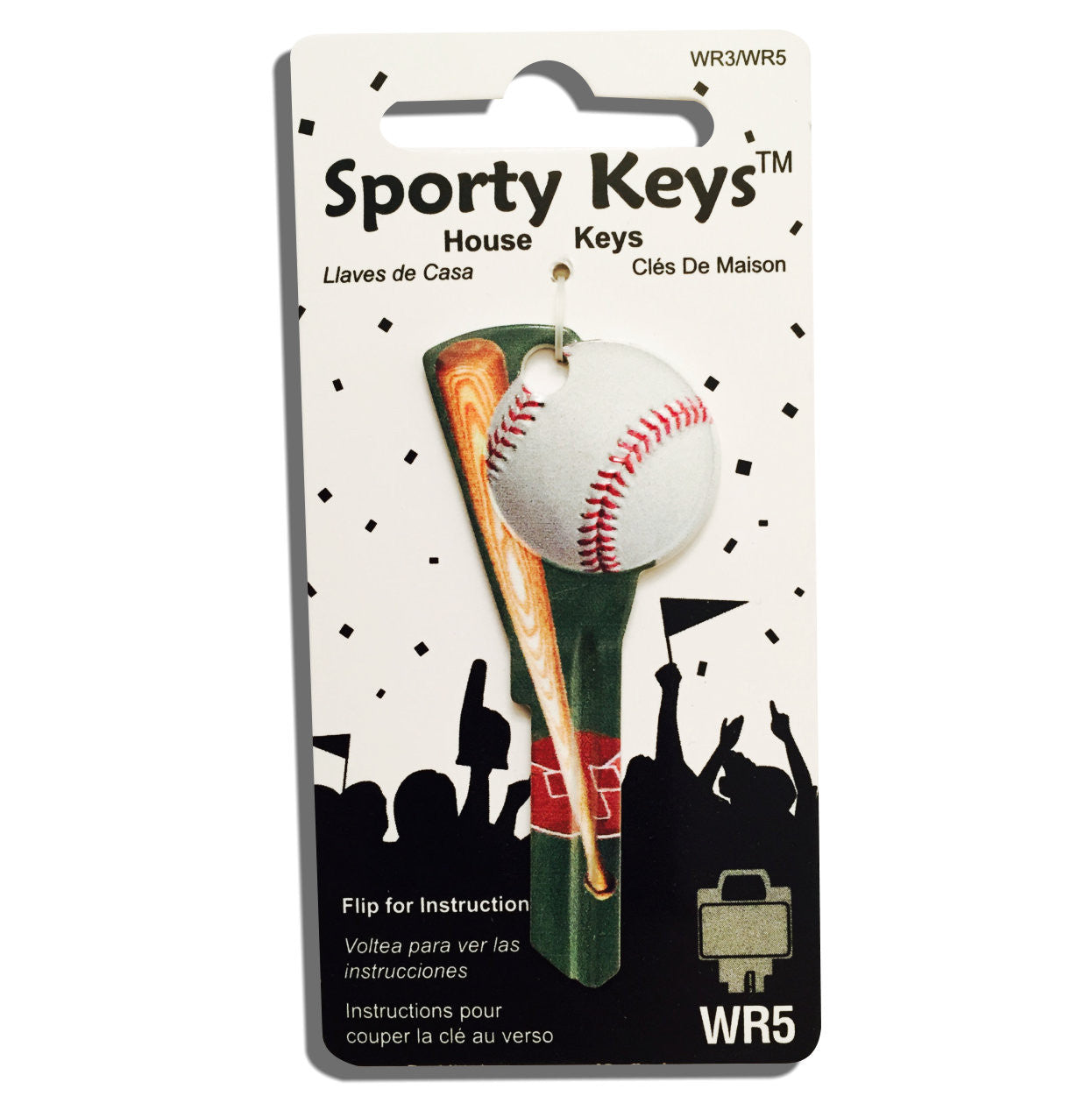Baseball and Bat Shaped Wonder Key