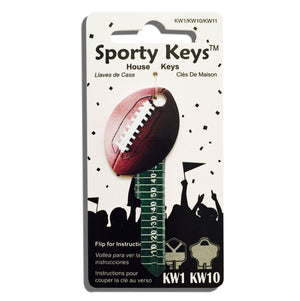 Football Shaped Sporty Key