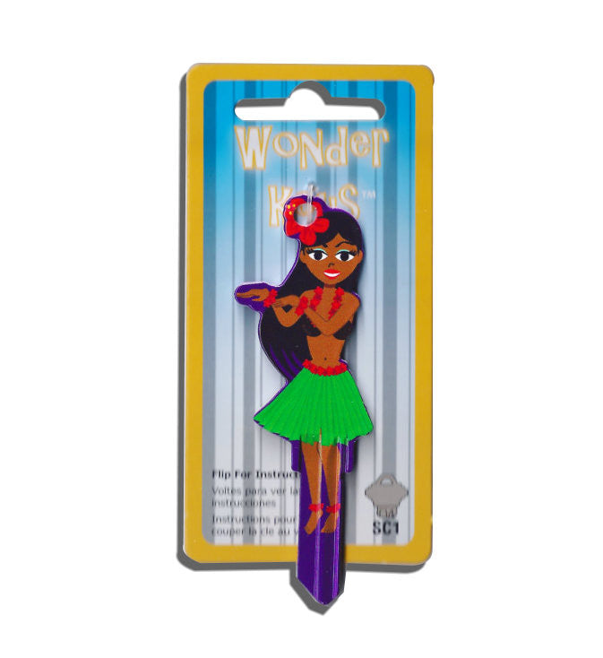 Hula Dancer Girl Shaped Wonder Key!