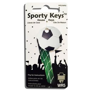 Soccer Ball Shaped Sporty Key