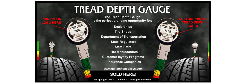Special Order - TREAD DEPTH GAUGE - Min. 1000 pcs.