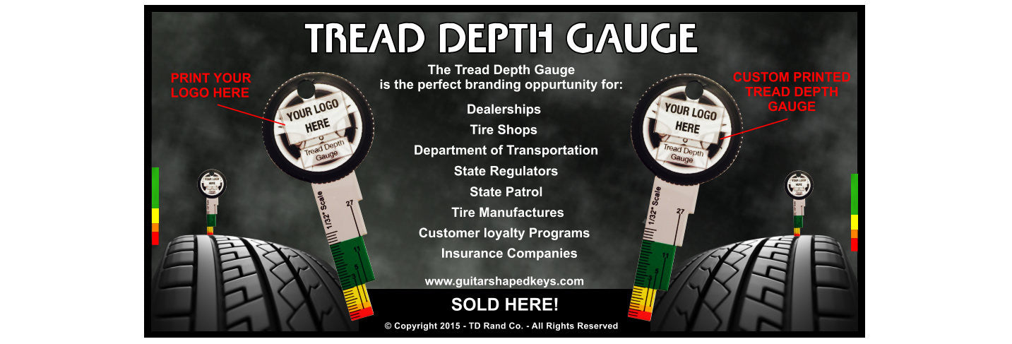 Special Order - TREAD DEPTH GAUGE - Min. 1000 pcs.