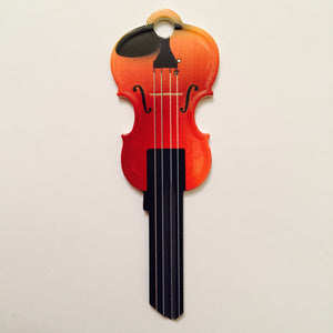 Violin Shaped Rock Star Key